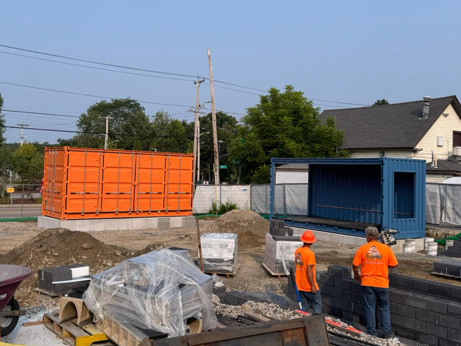 Shipping Container Project in MA